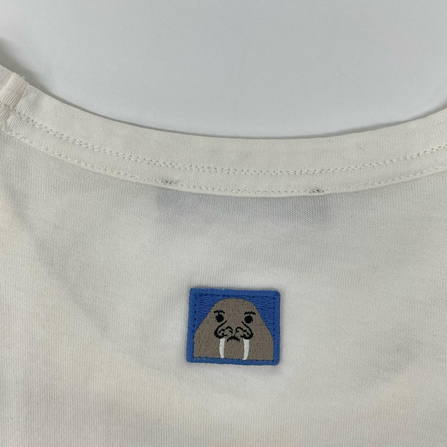 ACNE STUDIOS White FA-UX-TSHI000025 CL0044 Animal Patch T-Shirt Tops