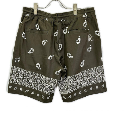 1piu1uguale3 ウノピゥウノウグァーレトレ GRP182-GPE006 カーキ GOLF BANDANA SHORTS パンツ ボトムス