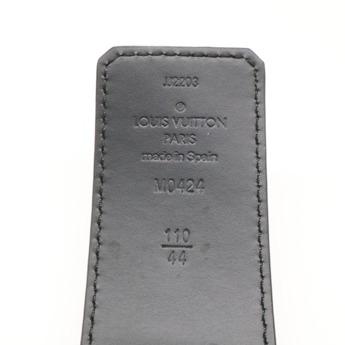LOUIS VUITTON ルイヴィトン 【美品/23年製】M0424 LV ディメンション モノグラム ミッドナイト 40MM リバーシブル ベルト