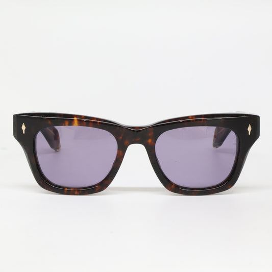 JACQUES MARIE MAGE ジャック マリー マージュ Excellent condition JMMDERX-13V DEALAN Beau tortoiseshell-pattern sunglasses with purple lenses