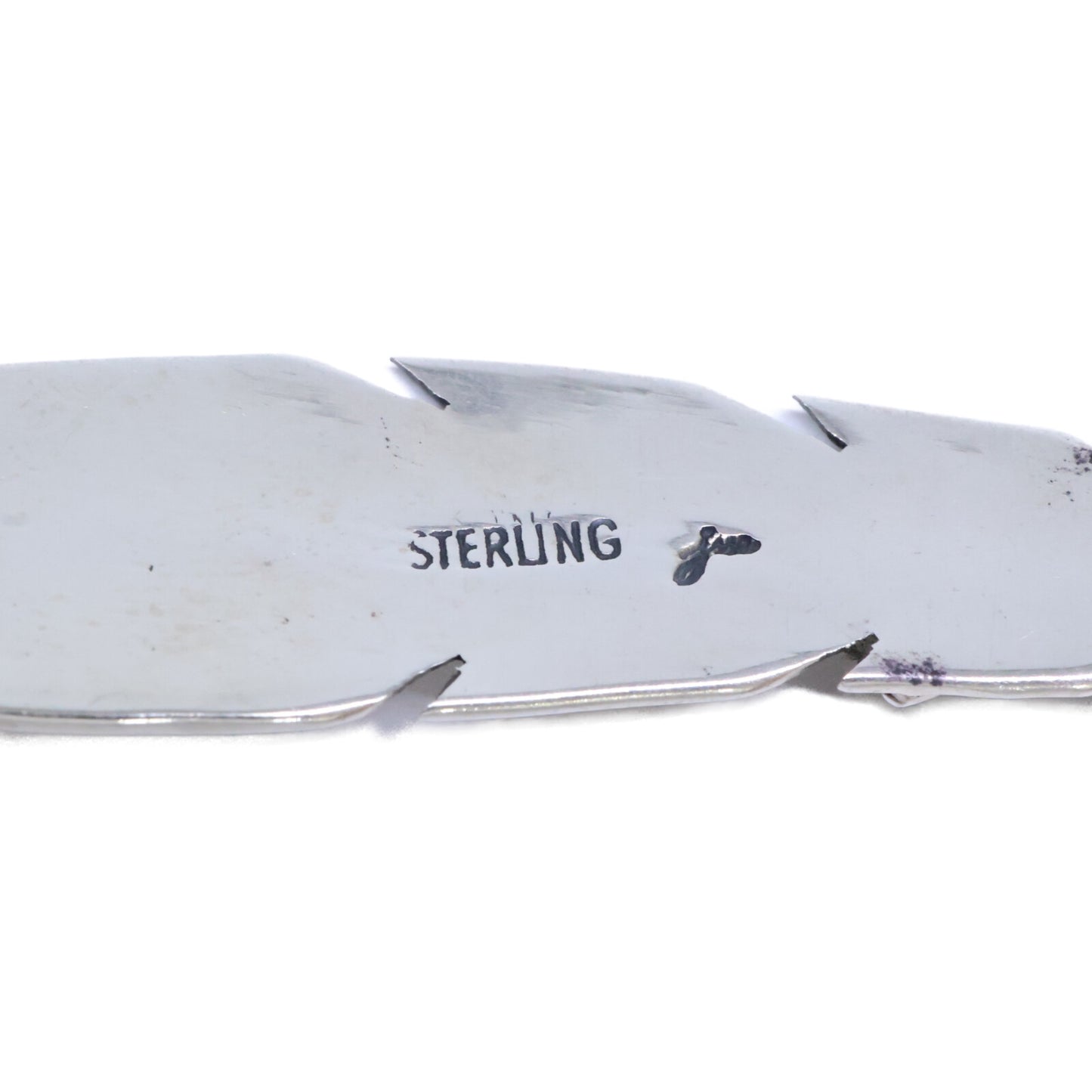 Joe Mace ジョーメイス STERLING刻印 イーグルフェザー ペンダントトップ
