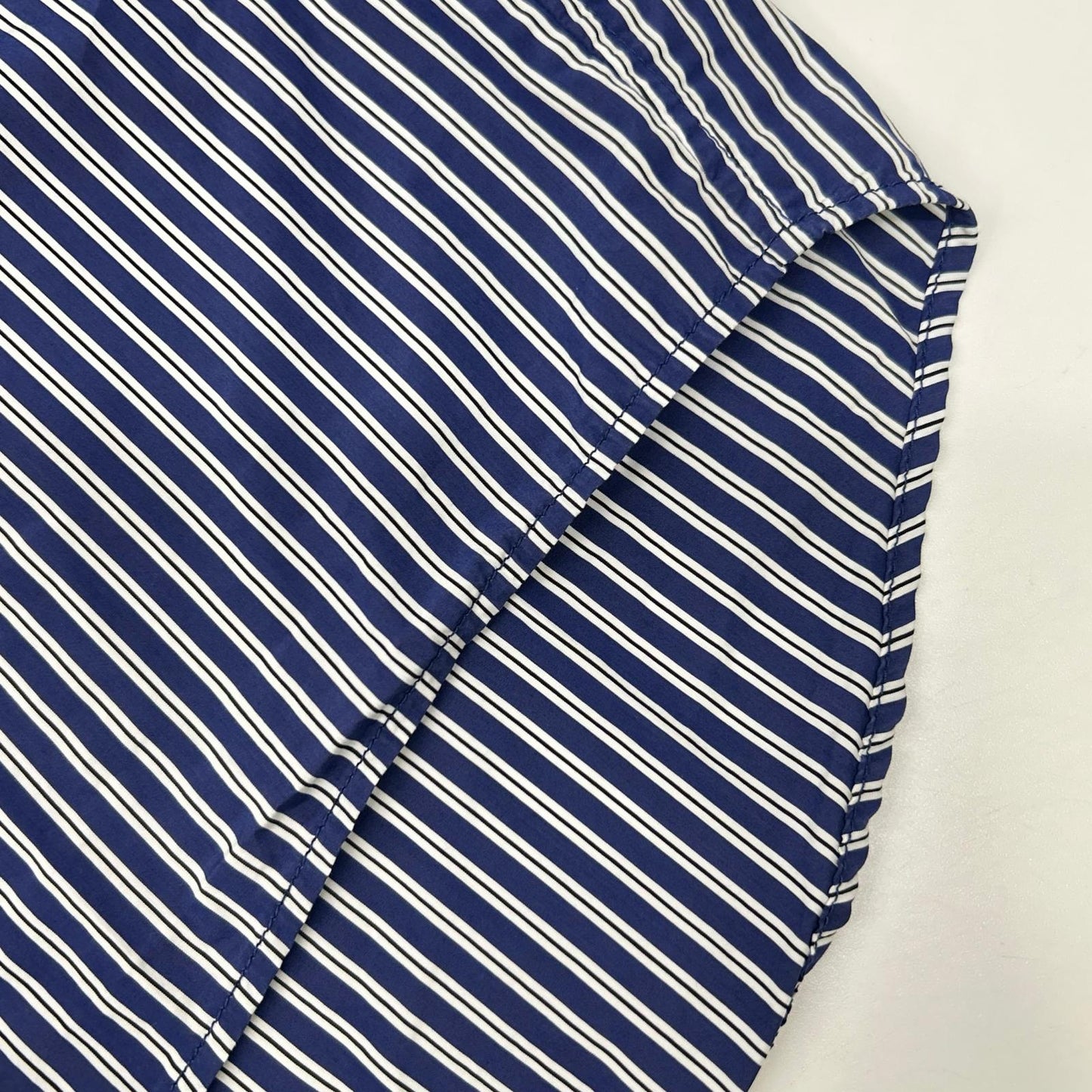 BALENCIAGA バレンシアガ 25年 857814 ブルー ロゴオーバーサイズシャツ トップス