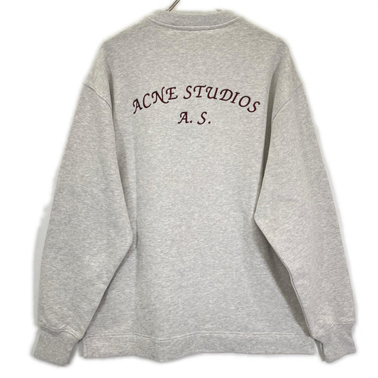 ACNE STUDIOS アクネ ストゥディオズ FN-MN-SWEA000404 グレー フリースロゴスウェット トップス
