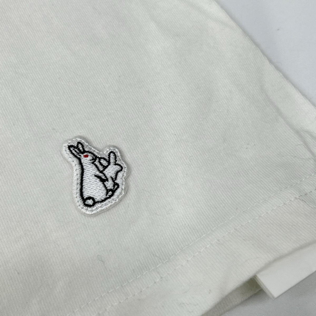 FR2 エフアールツー ホワイト 白貂を抱く貴婦人プリント 長袖Tシャツ トップス