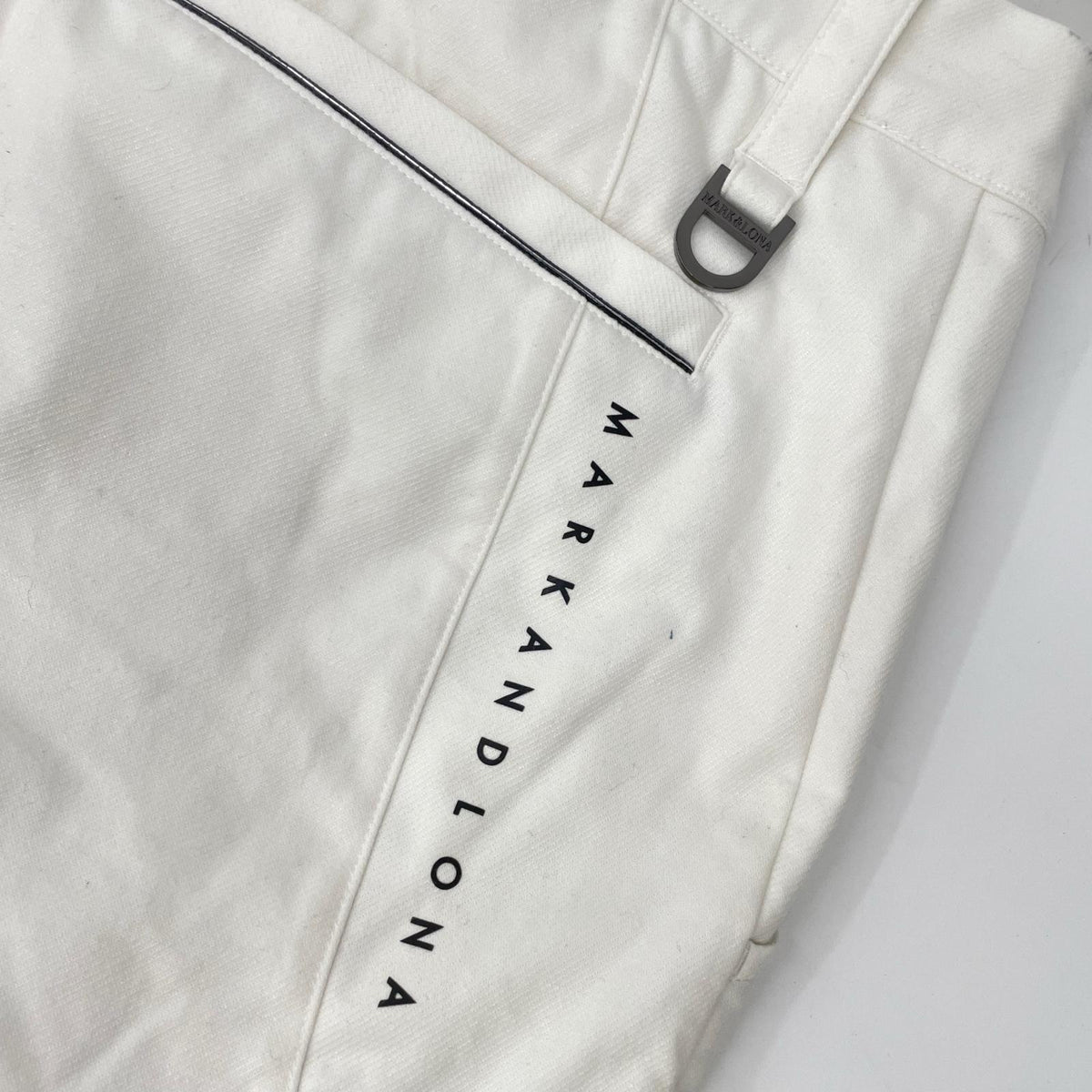 MARK&LONA 25SS MLM-5A-AT58 white nylon golf shorts bottoms