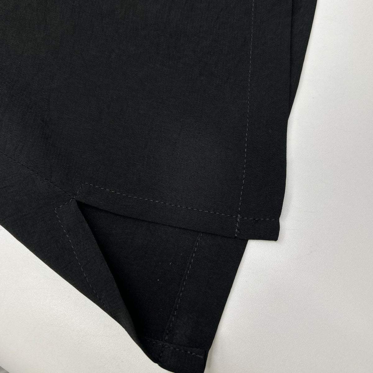 Y's ワイズ YN-P37-500 Black Front-Tightening Wide-Leg Pants Bottoms