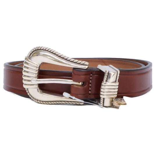 TORY LEATHER トリーレザー 【新品未使用】2916 3-PIECE Silver Buckle Belts シルバーバックル レザー ベルト