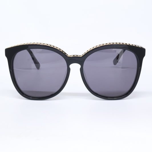 STELLA McCARTNEY Stella McCartney SC0074SA 001 chain-design oversized-frame sunglasses