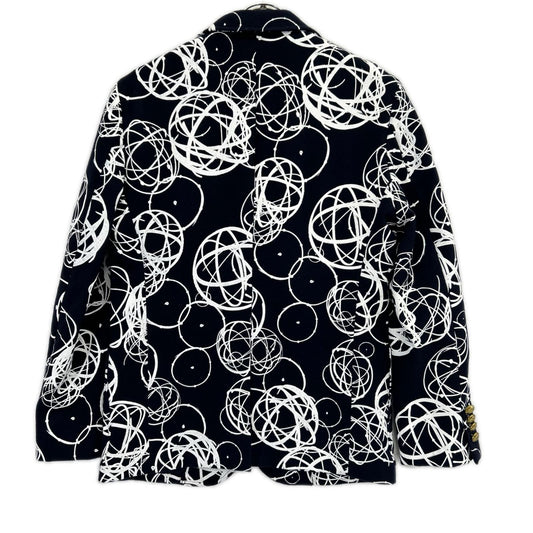 United Arrows ユナイテッドアローズ 【FUTURA FOR NIGOLD by UNITED ARROWS】5552-299-0041 Navy Atomic Pattern Flannel Jacket Jacket