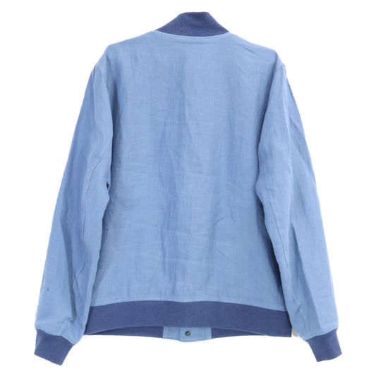 valstar Valstar Dark Blue Linen Blouson VALSTARINO Jacket