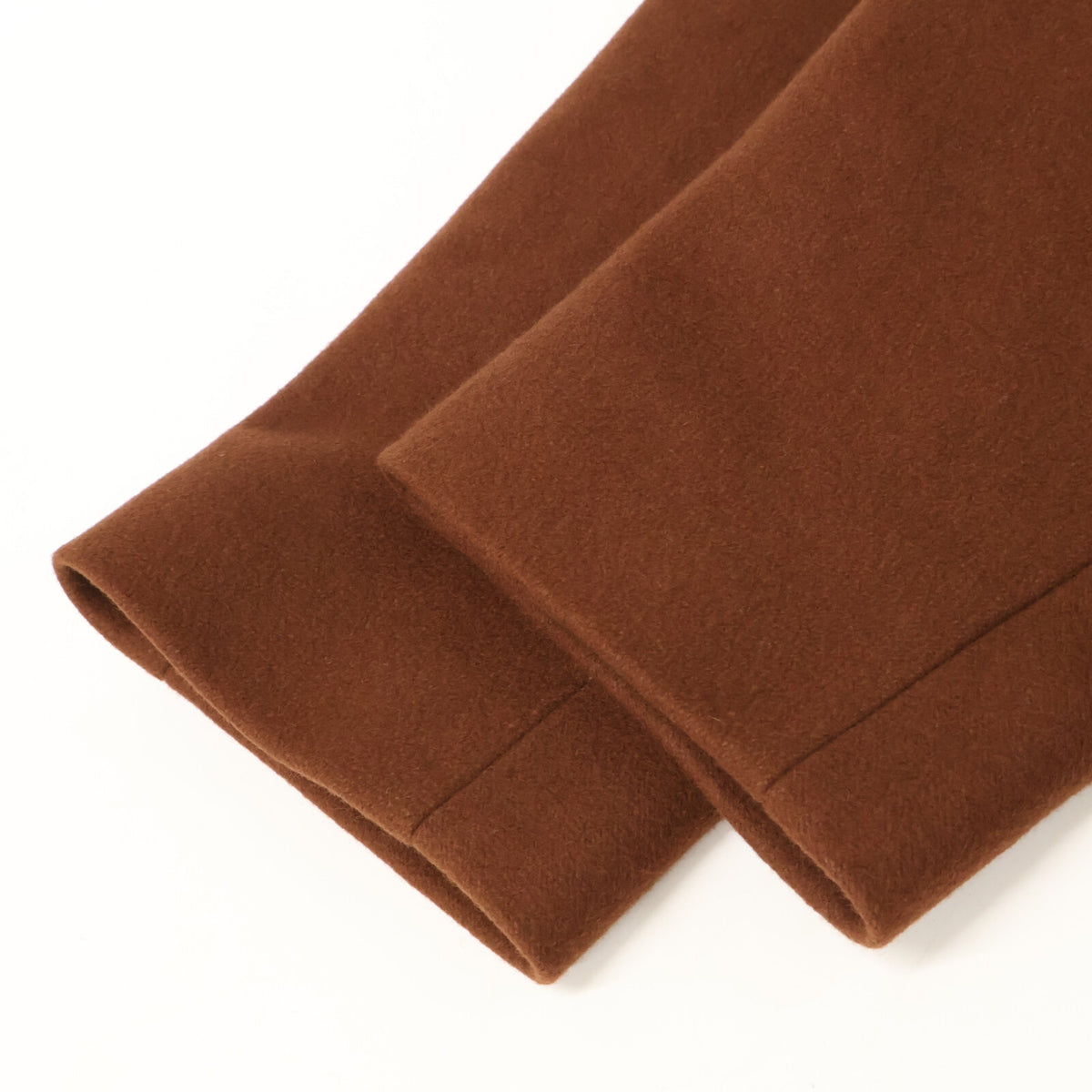 hevo Hevo 9HCON719K Brown Wool-blend Belted Chesterfield Coat Coat