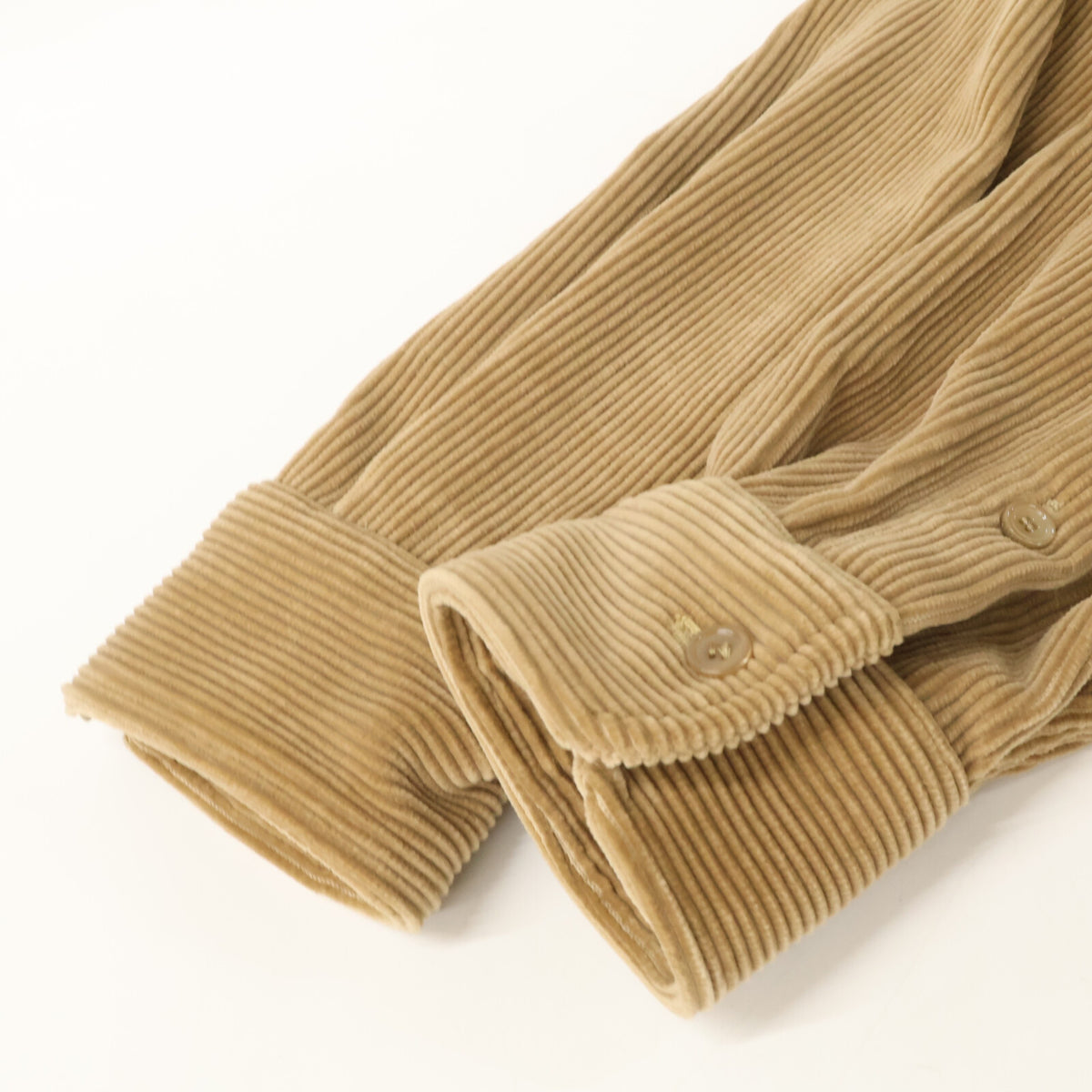 BURBERRY Burberry 8097251 Beige Corduroy Overshirt Jacket