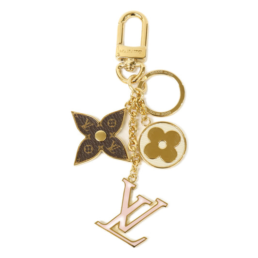 LOUIS VUITTON ルイヴィトン 【美品】M69008 ポルトクレ スプリング ストリート LVモチーフ モノグラムパターン キーリング