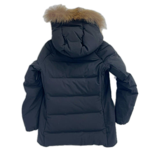 mizusawadown Mizusawa Down DOR-G9112W Black Allterrain Fur-trimmed Down Coat Coat