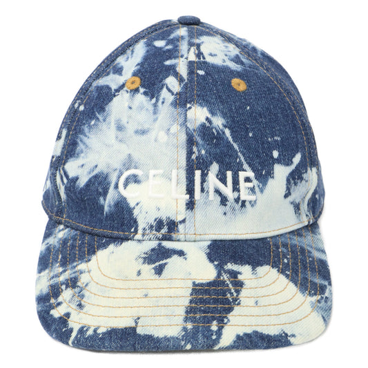 CELINE セリーヌ 【即決/国内正規】2AU6K470Y.07BH Baseball Cap In Cotton and Denim ブリーチデニム キャップ 帽子