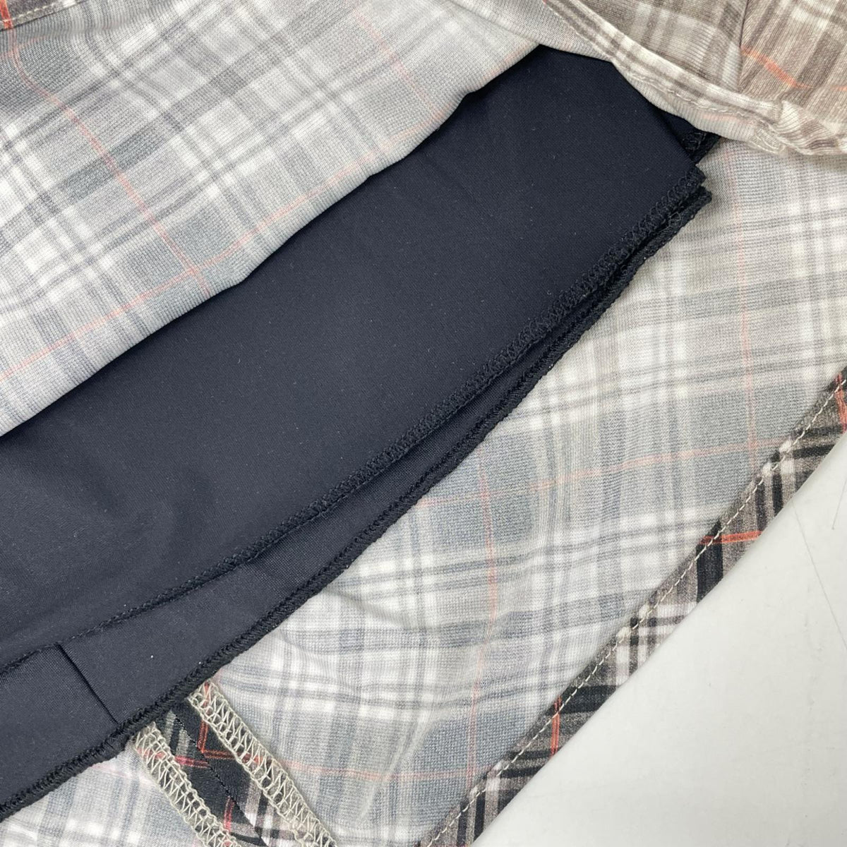 ACNE STUDIOS アクネ ストゥディオズ 25AW ベージュ シャーリングチェックストレッチジャージートップス トップス