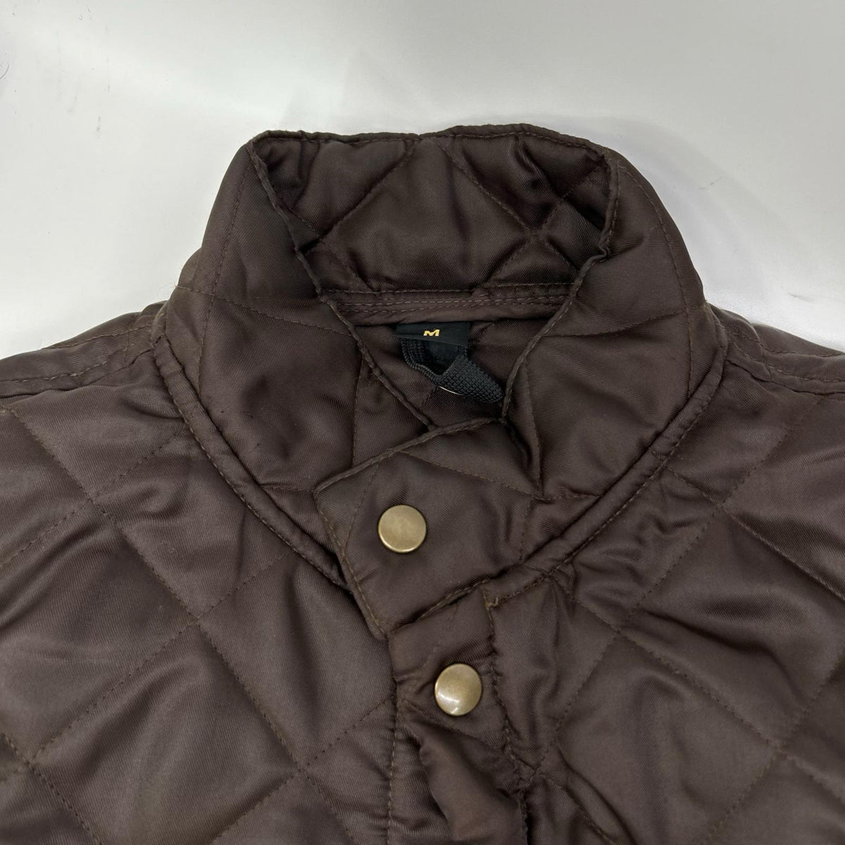 BELSTAFF ベルスタッフ ブラウン ロゴパッチ キルティング ジャケット ジャケット