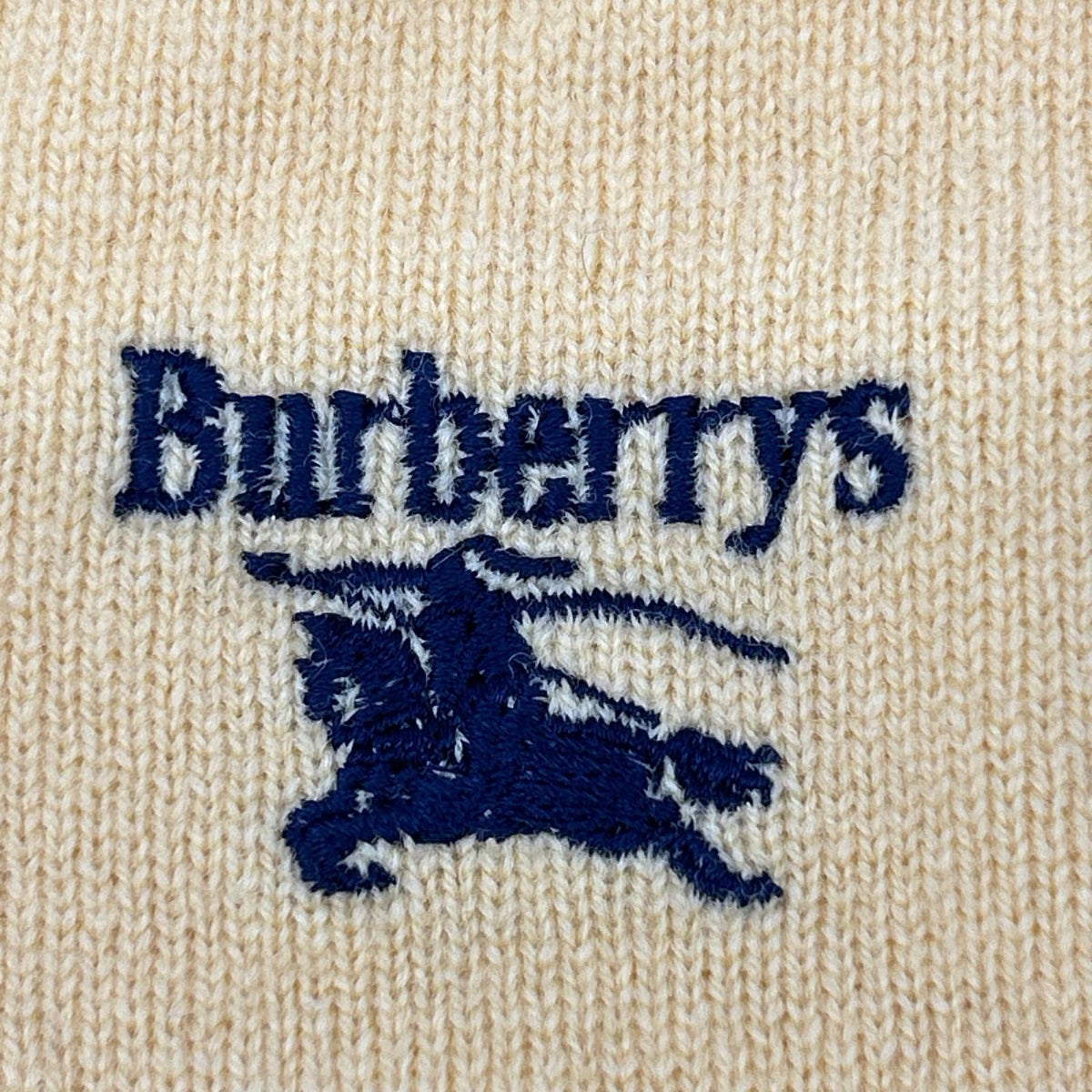 Burberry's バーバリーズ イエロー スコットランド製 ウール セーター トップス