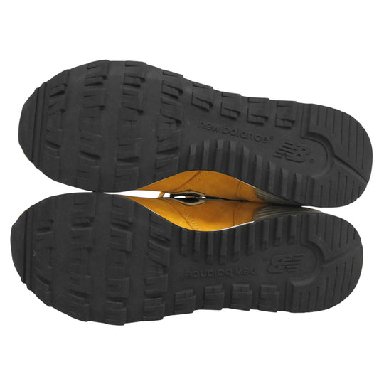 NEW BALANCE ニューバランス 美品 CONNOISSEUR GUITAR スエード スニーカー シューズ レディース マスタードイエロー 24.0cm M1400CL シューズ