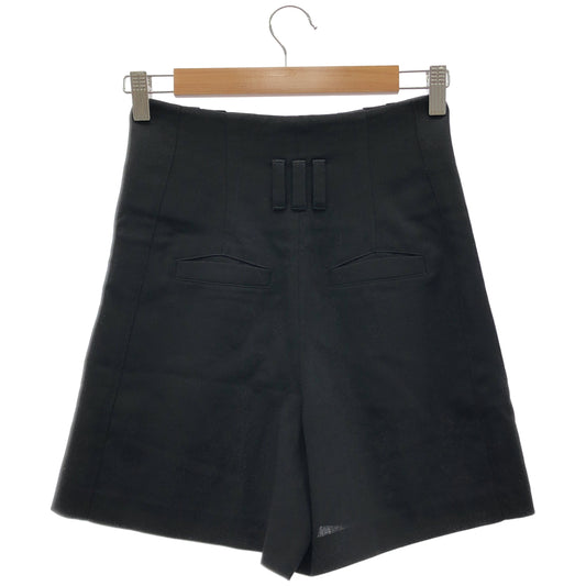 ALEXANDER WANG アレキサンダーワン 028-63006 ブラック ウール ショートパンツ ボトムス