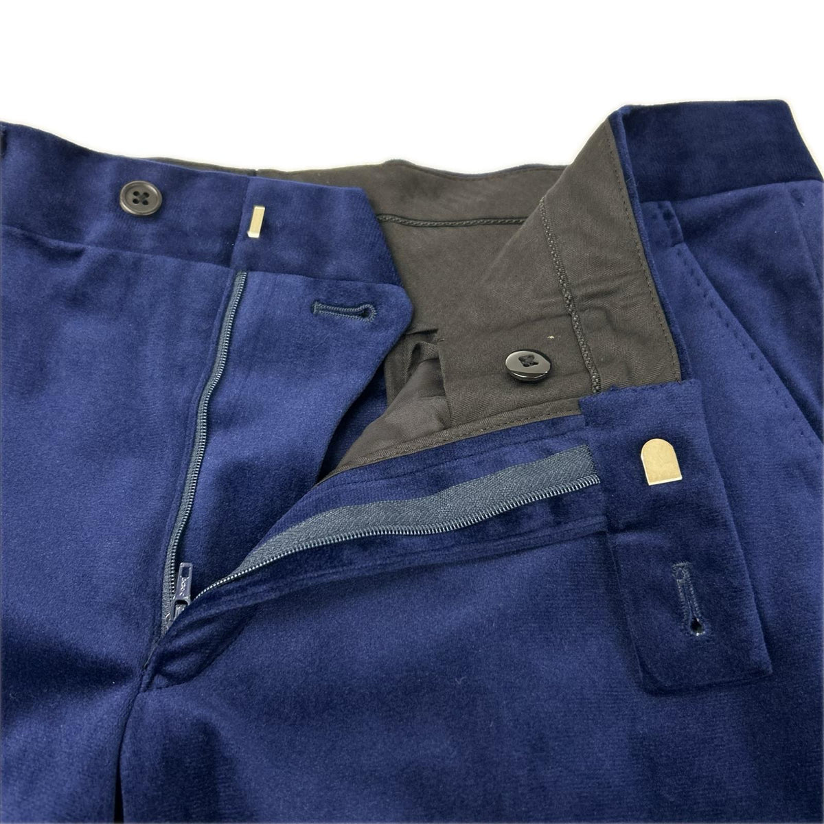 PaulSmith ポールスミス 293601 ネイビー ベロア 裏地マルチカラー シングル スーツ スーツ セットアップ