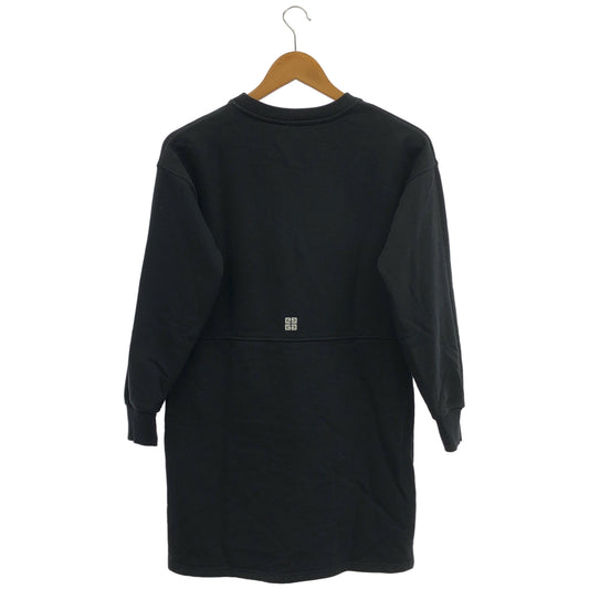 GIVENCHY ジバンシー H30388 ブラック スウェット チュニック ワンピース トップス