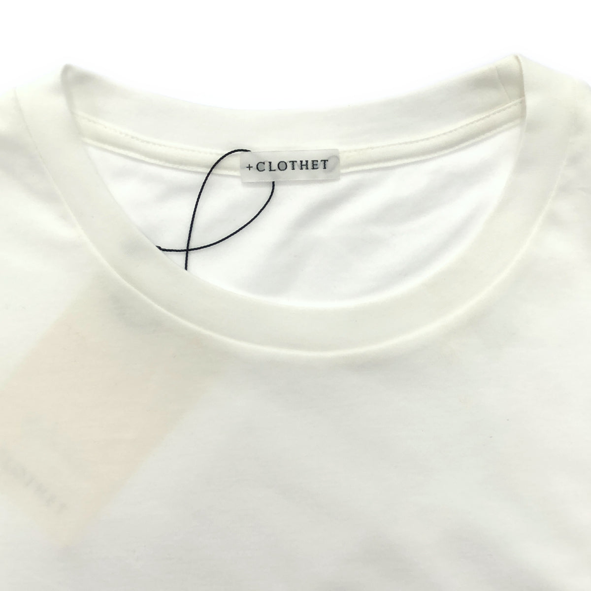 CLB-60003 ホワイト SUVIN PLATINUM テーラードTシャツ トップス