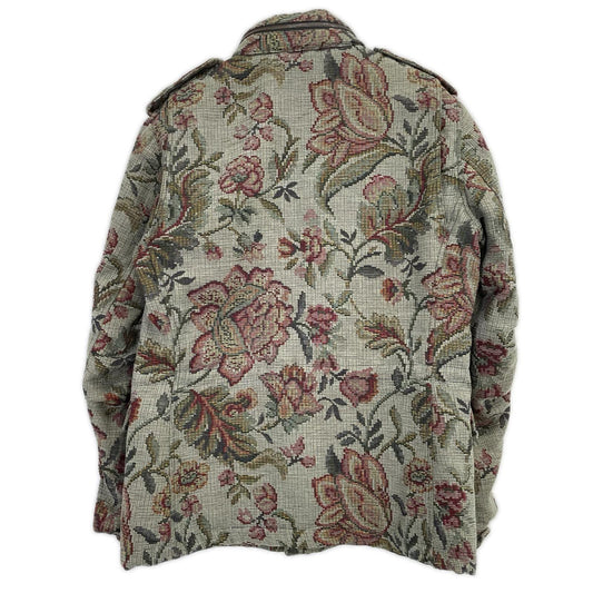 Gabriele Pasini Green × Camo Botanical Jacquard M-65 Zip-Up Jacket Jacket