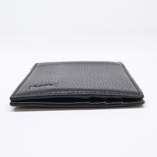 YvesSaintLaurent イヴサンローラン マネークリップ付 レザー 二つ折り財布 二つ折り財布(小銭入れなし)