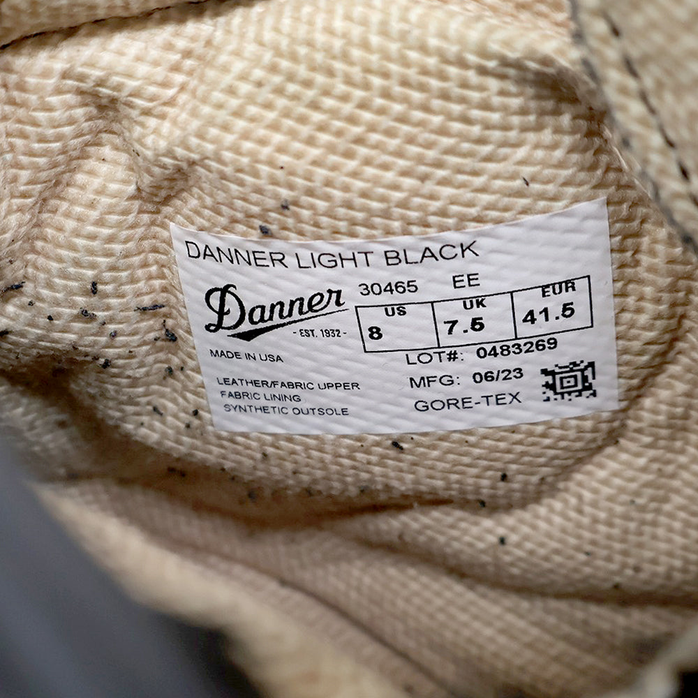 Danner ダナー 美品 ダナーライト ブーツ シューズ メンズ ブラック 8 30465 シューズ
