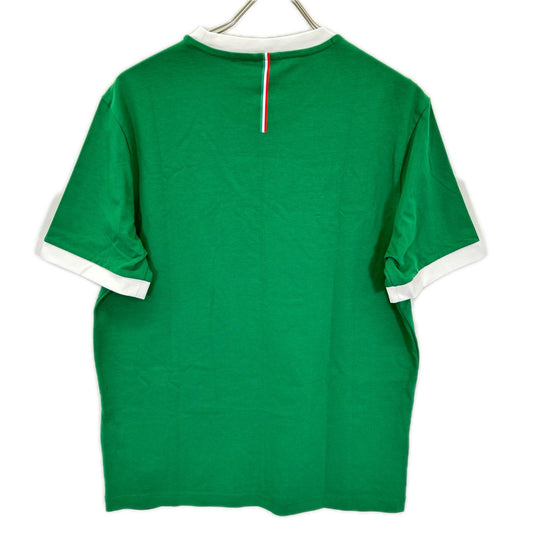 BOSS ボス グリーン コットン ストレッチ 国旗 メキシコカラー Tシャツ トップス