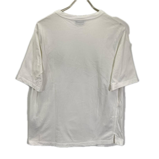 HERMES エルメス 24SS ホワイト コットン レザーパッチ Tシャツ トップス