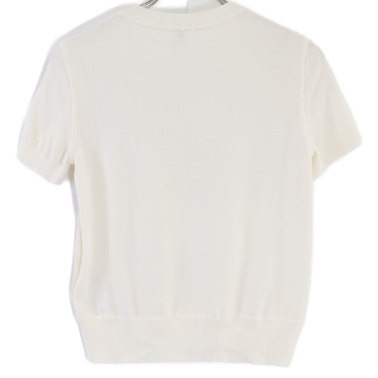 HERMES エルメス 【美品/国内正規/26AW】H6H2822DC Porte-Bonheur Bandana short-sleeve sweater ポルトボヌール バンダナ 半袖セーター トップス