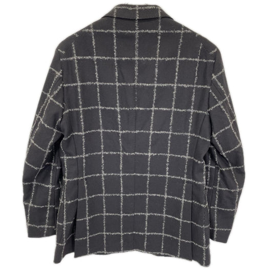 TAGLIATORE タリアトーレ 1SMC22K モンテカルロ ブラック×ホワイト チェック柄 テーラードジャケット ピンバッジ ジャケット