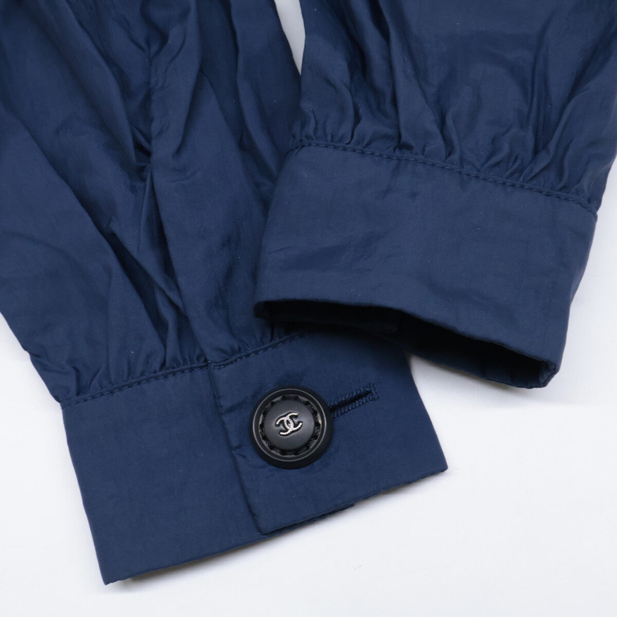 CHANEL シャネル 【国内正規】P57140V43199 ココマークボタン ナイロン フーディ コート 36