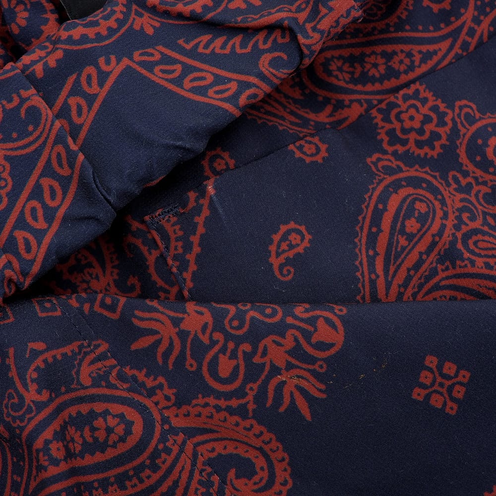 1piu1uguale3 ウノピゥウノウグァーレトレ バンダナ柄 セットアップ メンズ ネイビー×レッド IV スーツ セットアップ IV