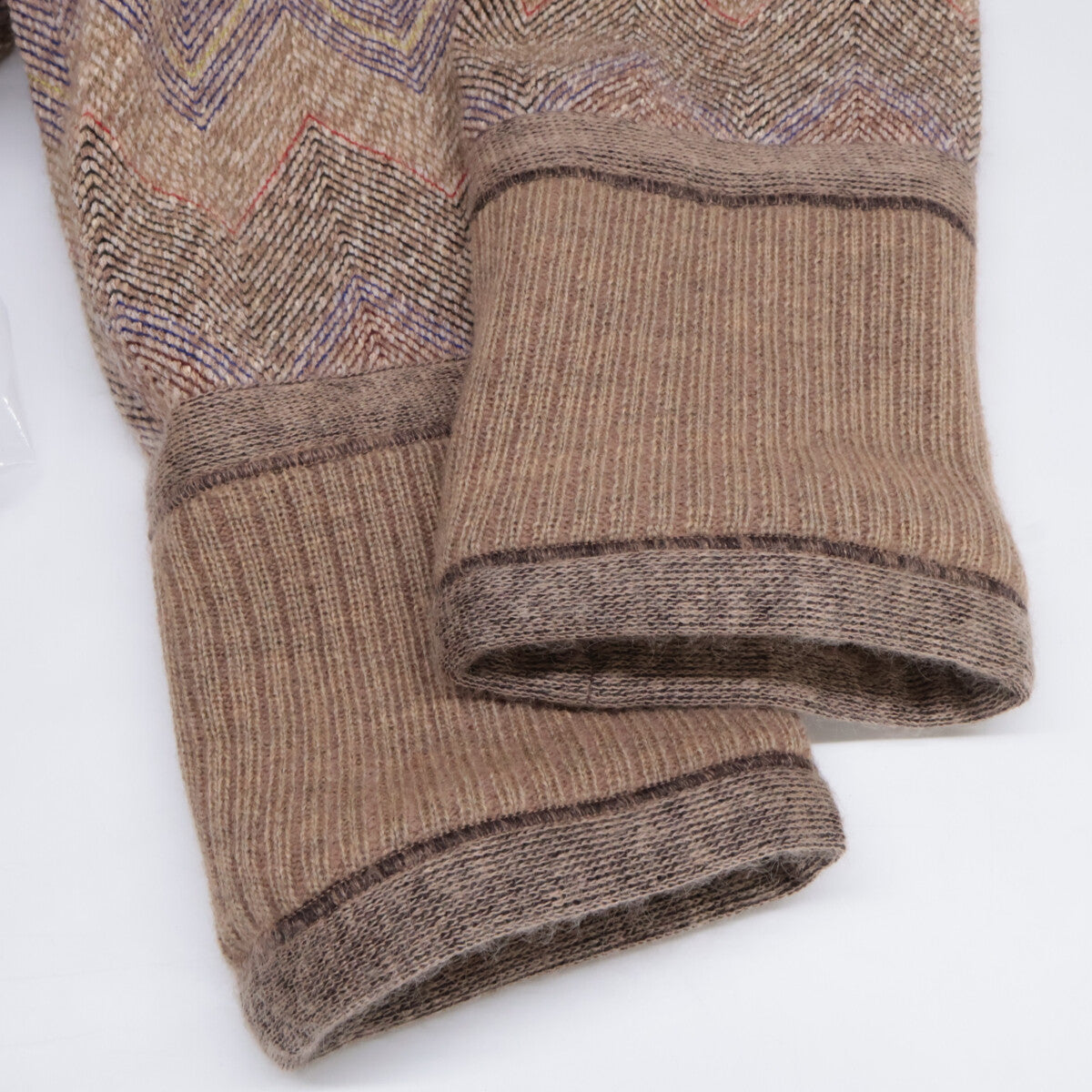 MISSONI ミッソーニ ベルト付き ダブル釦 ニットジャケット コート 42