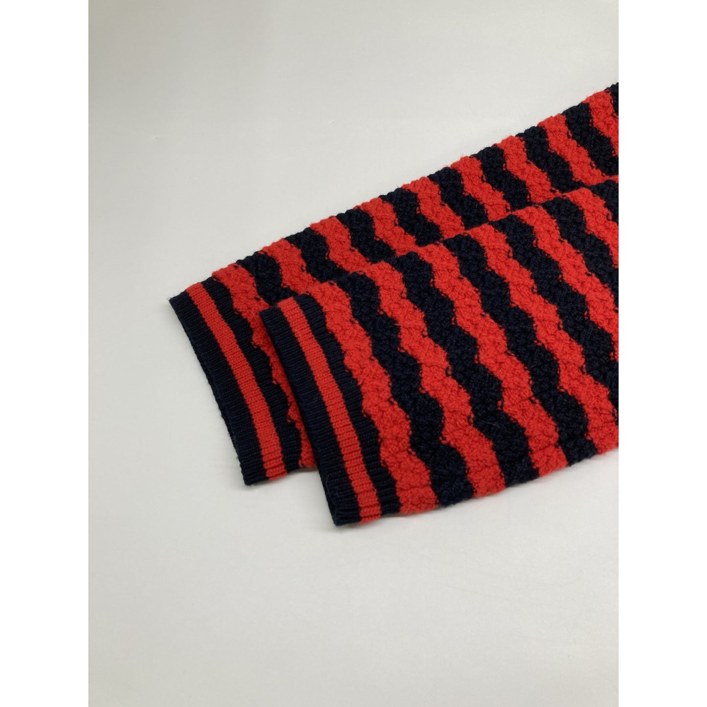 GUCCI グッチ レッド 501827 コットン×ウール ロングカーディガン トップス S