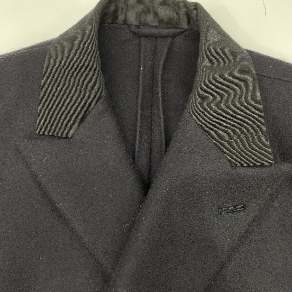 PRADA 15AW Black UGA958 Double Breasted Jacket