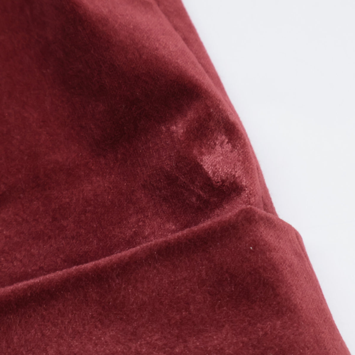 GUCCI GUCCI burgundy velvet pants bottoms