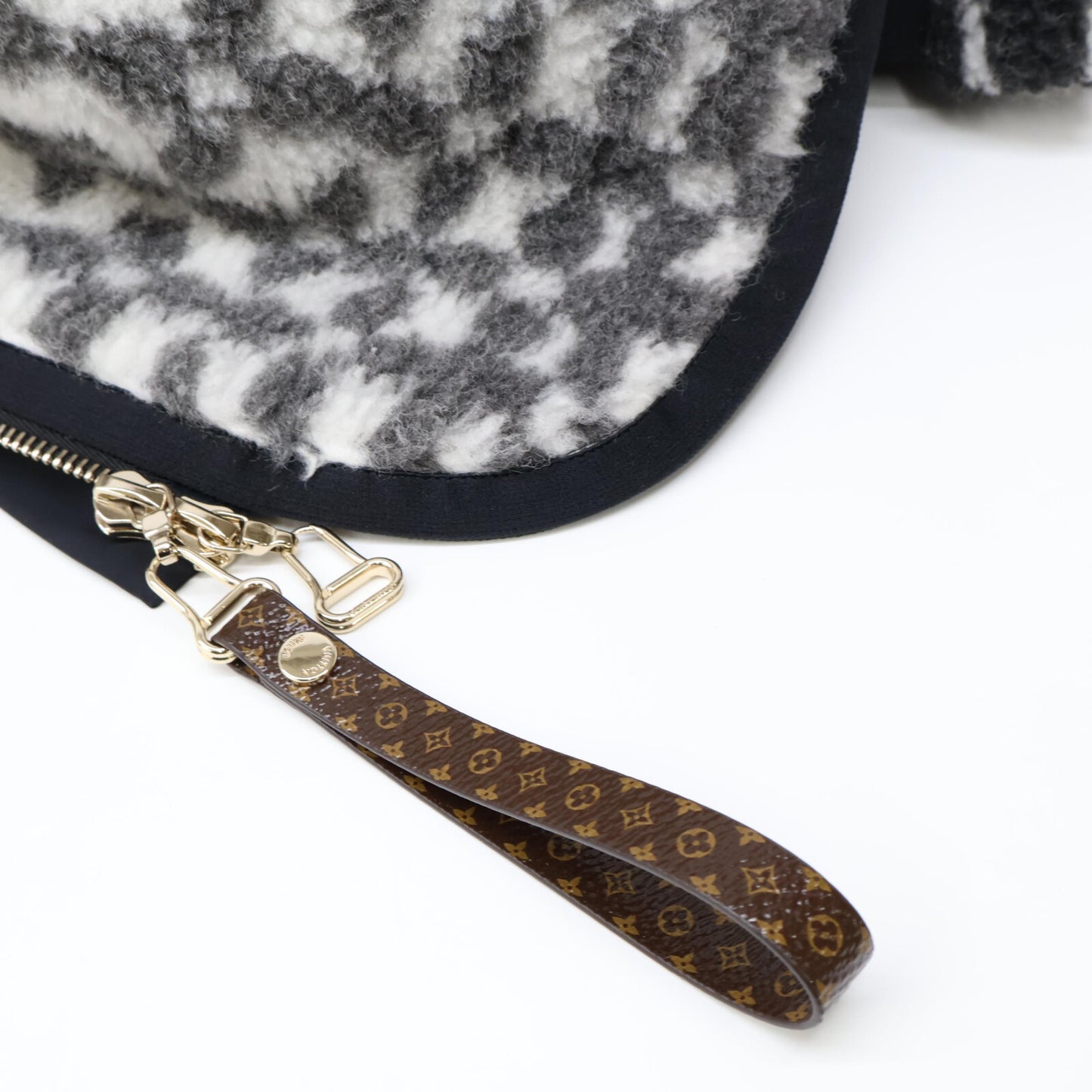 【美品/国内正品/25年款】RW251WW PAU FSJA12 渐变老花抓绒夹克 38 女士