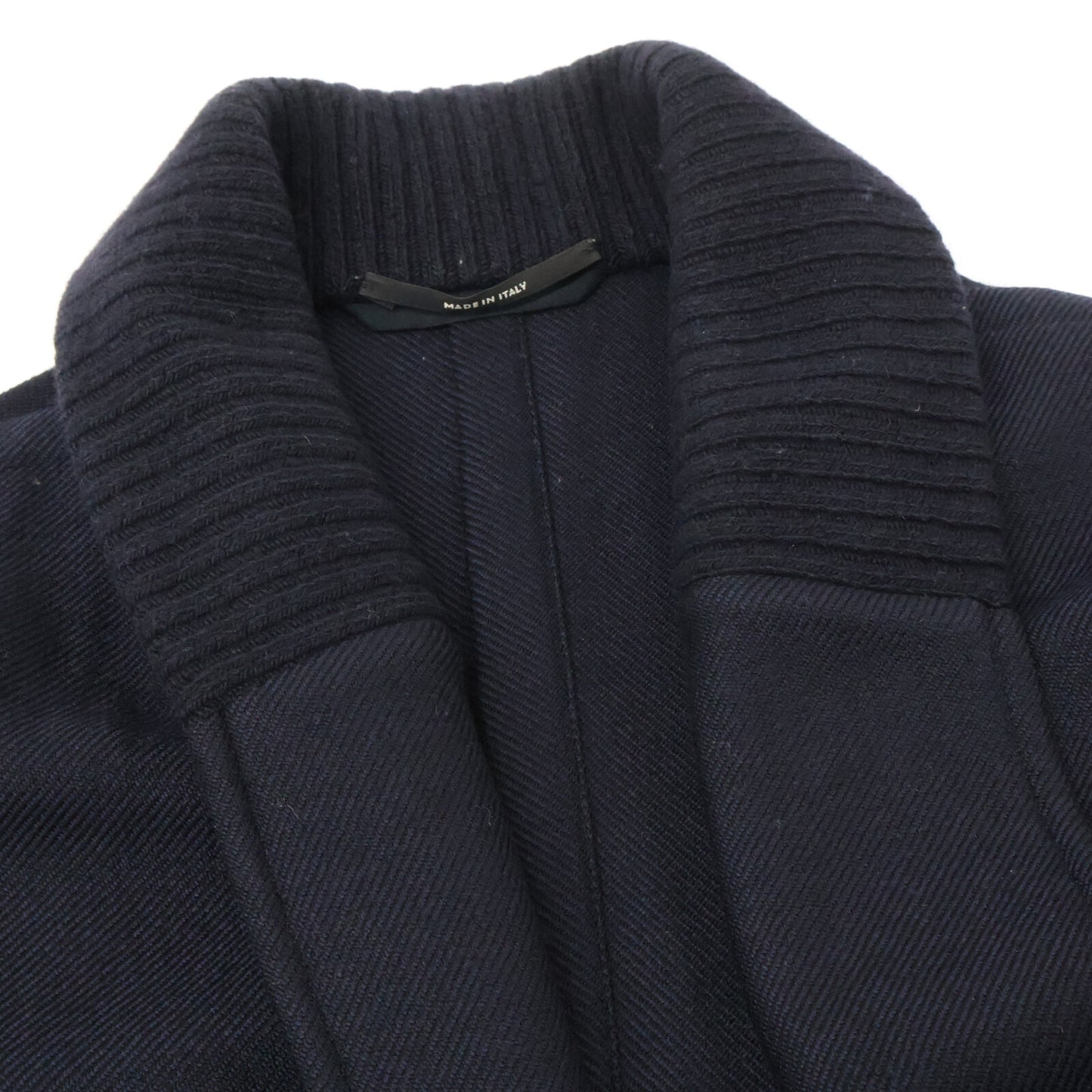HERMES エルメス 【国内正規】カシミヤxウール ショールカラー ニットジャケット ジャケット