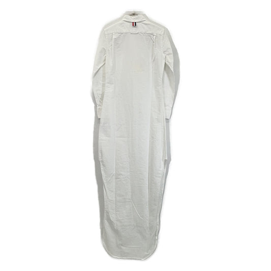 THOM BROWNE White FDS003A Oxford Shirt Dress