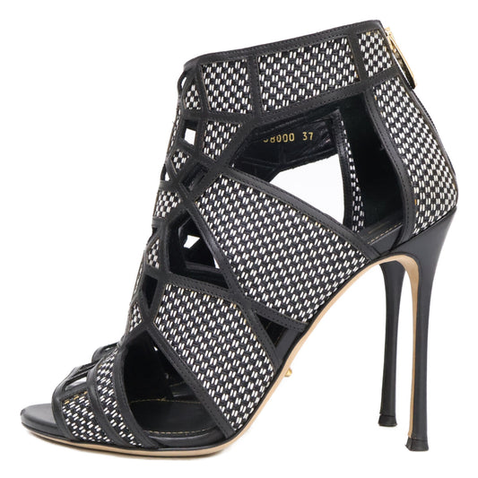 Sergio Rossi 68000 High-Heel Bootie Sandals Shoes