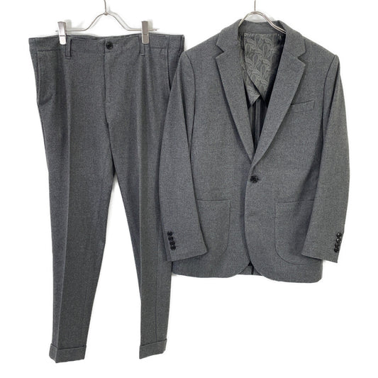 1piu1uguale3 ウノピゥウノウグァーレトレ MRB638/MRP587 グレー リブジャケット・パンツ セットアップ スーツ セットアップ 4