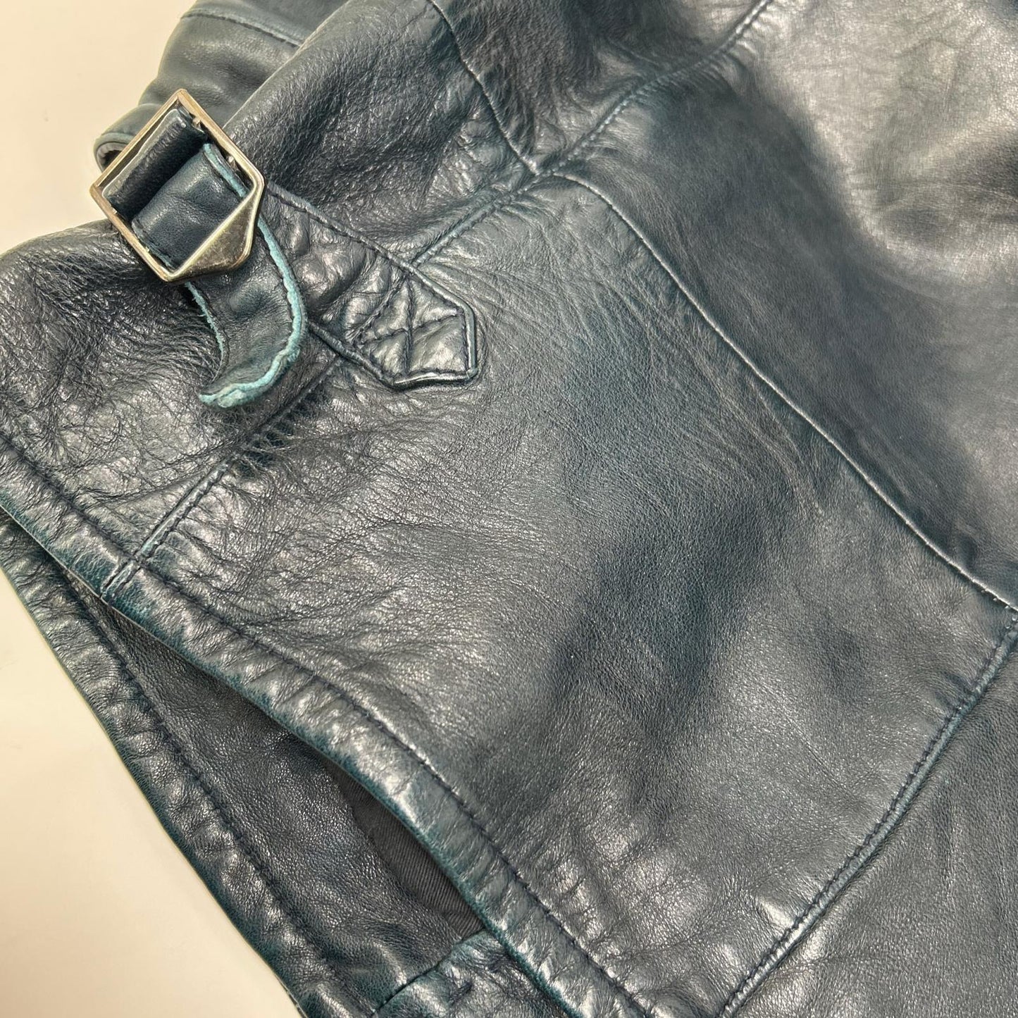 LEVI'S リーバイス 【MADE&CRAFTED】548494 インディゴ染め ラムレザージャケット ジャケット