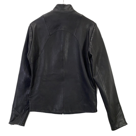 DENHAM デンハム 01-21-01-25-121 DRIFTER ブラック ラムレザー シングルライダース ジャケット