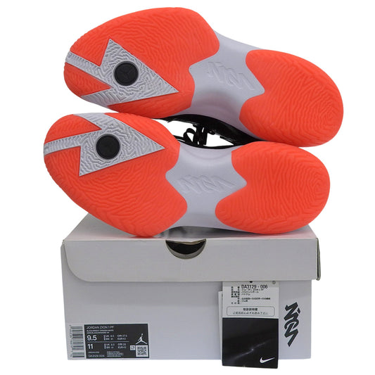 NIKE ナイキ 新品同様 ジョーダン BRAND JORDAN ZION 1 PF スニーカー シューズ メンズ ブラック 27.5cm DA3129-006 シューズ 27.5