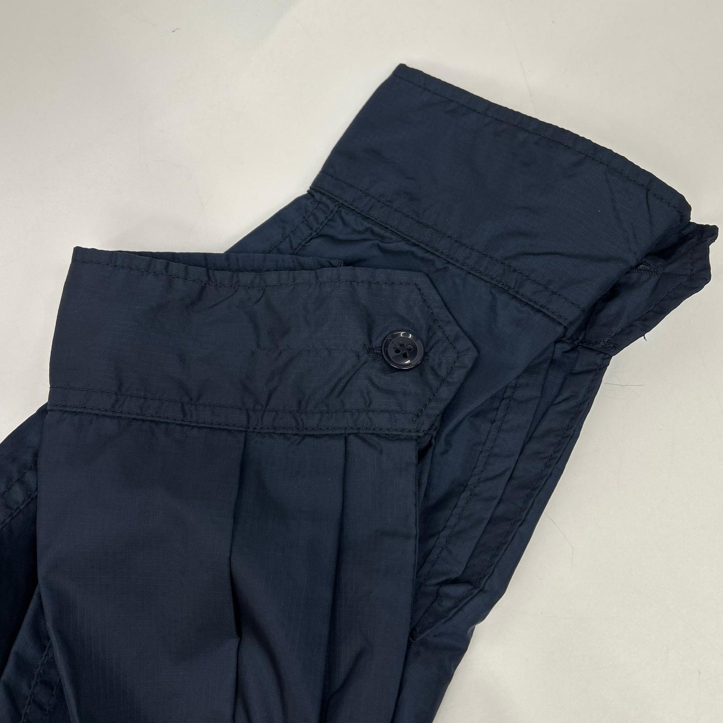 Engineered Garments Navy Nylon Fishing Overshirt Jacket