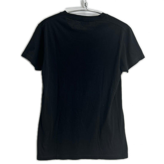SAINT LAURENT PARIS サンローランパリ 16SS 420177 エディ期 刺繍デザイン ブラック クルーネックTシャツ トップス